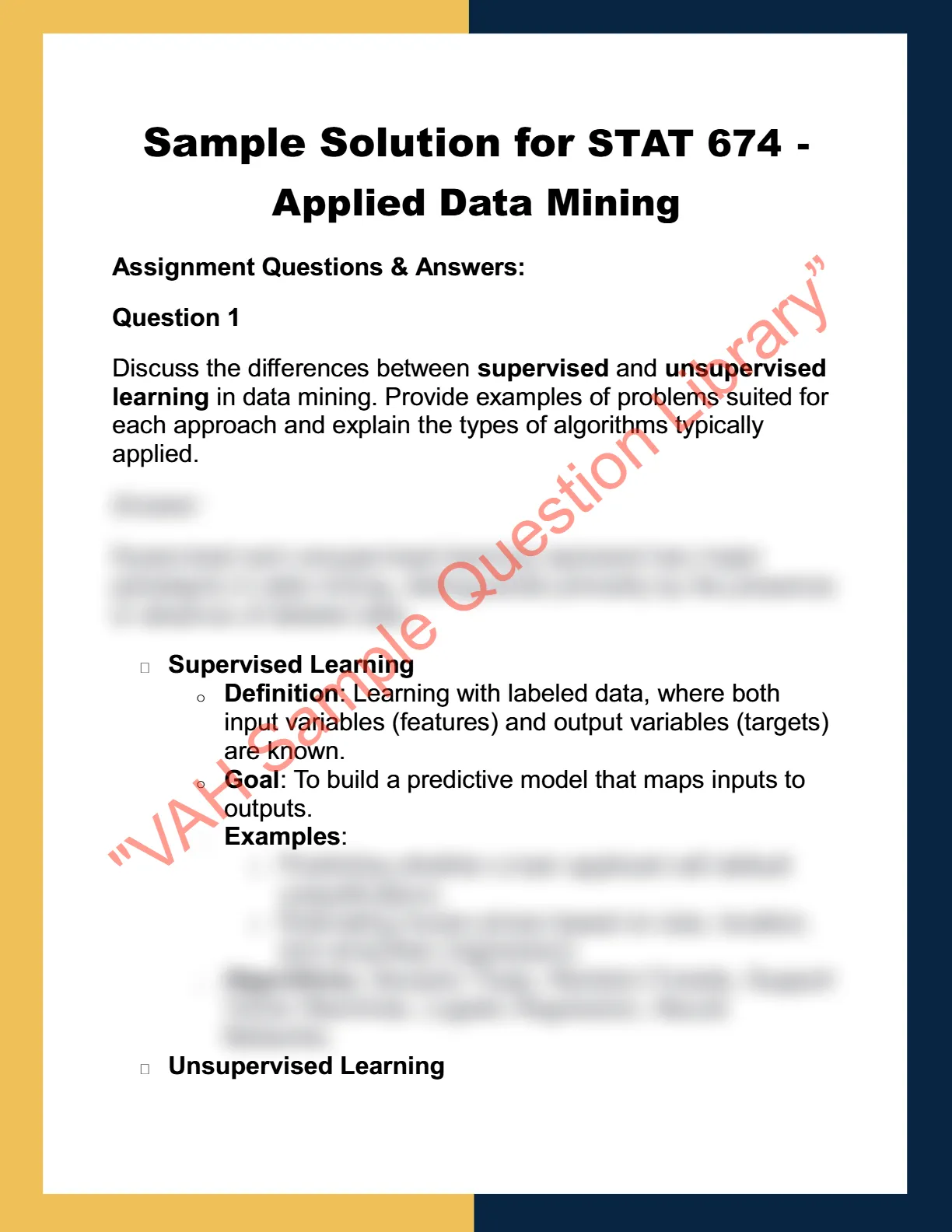 STAT 674 -  Applied Data Mining 0